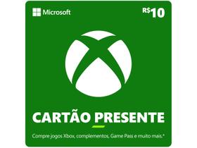 Cartão Presente Digital Xbox R$ 10,00 Microsoft