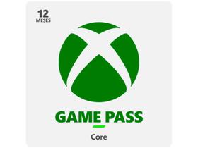 Cartão Presente Digital Xbox R$ 249,99 Assinatura Xbox Game Pass Core: 12 Meses