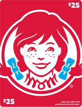 Cartão Presente Físico Wendy's R 25
