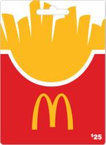 Cartão Presente McDonald's R 25 Físico Novo