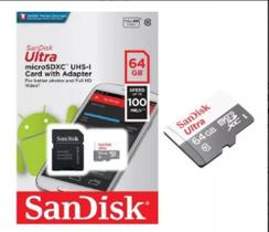 Cartão profissional Ultra SanDisk 64 GB Ultra 100mbs
