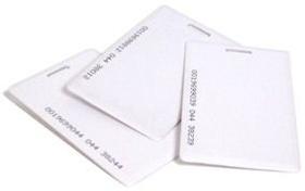 Cartão rfid pvc clamshell proximidade 100 pçs 125khz