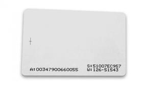 Cartão rfid pvc proximidade 20 pçs 125khz acesso e ponto