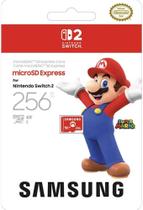 Cartão Samsung microSD Express Nintendo Switch 2 256GB
