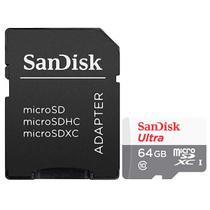 Cartão Sandisk 64gb/100mbs Ultra Microsdxc Uhs-i