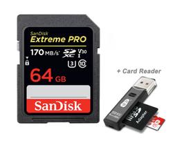 Cartão Sandisk Extreme Pro 64GB