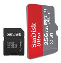 Cartão Sandisk Uitra Microsdxc A1 256Gb 100Mb/S