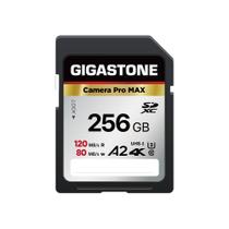 Cartão SD Gigastone 256GB 4K Camera Pro MAX A2 Cartão de memória SDXC