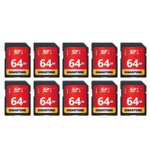 Cartão SD Gigastone 64GB UHS-I U1 Classe 10 - Cartão de Memória SDXC