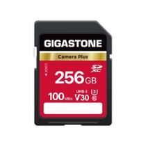 Cartão SD Gigastone Camera Plus 256GB V30 U3 Cartão de memória SDXC