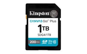 Cartão SD Kingston Canvas Go Plus 1TB 200MB/s UHS-I V30