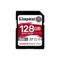 Cartão SD Kingston Canvas React Plus 128GB - SDXC UHS-II V90