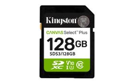 Cartão SD Kingston Canvas Select Plus 128GB Classe 10 UHS-I