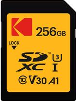 Cartão SD Kodak 256GB UHS-I U3 V30 - Ultra 95MB/s de Velocidade de Leitura