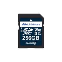 Cartão SD LinkMore XV29 256GB SDXC UHS-II C10 U3 V90 4K 8K