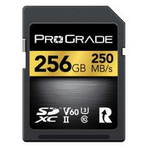 Cartão SD ProGrade Digital 256GB V60 UHS-II 130MB/s Gravação 250MB/s Ler