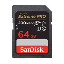 Cartão SD SanDisk Extreme Pro 64GB 200 MB/s SDXC UHS-I 4K