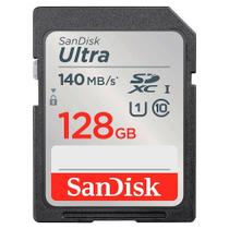 Cartão SDXC 128Gb SanDisk Ultra 140mb/s UHS-I U1 Classe 10