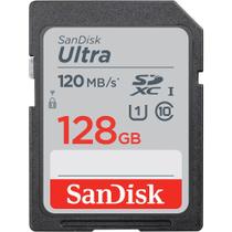 Cartão SDXC 128Gb SanDisk Ultra UHS-I U1 Classe 10 120mb/s
