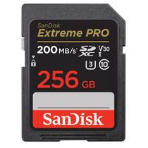 Cartão SDXC 256Gb SanDisk Extreme Pro 200Mb/s 4K UHS-I / V30 / U3 / Classe 10