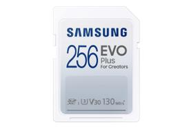 Cartão SDXC Samsung EVO Plus 256GB - Full HD e 4K UHD - 130 MB/s