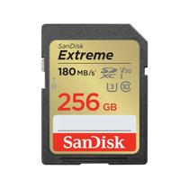 Cartão SDXC SanDisk Extreme 256 GB Classe 3 UHS-I U3 Cartão SDXC SanDisk Extreme 256 GB Classe 3 UHS-I U3