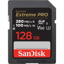 Cartão SDXC Sandisk UHS-II Extreme PRO 128GB - 280MB/s (V60)