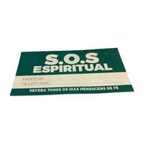 Cartão SOS Espiritual - 100 Unidades Cartão SOS Espiritual - 100 Unidades