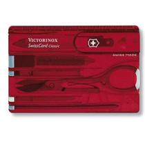 Cartão SwissCard Classic Vermelho Translúcido 0.7100.T - Victorinox