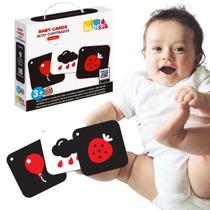 Cartas Bebê Alto Contraste 18 Ilustrações Educativas 3m+