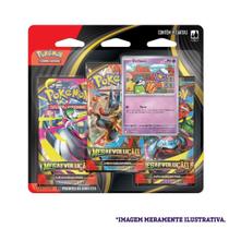 Cartas Booster Pokémon Copag Megaevolução Blister Triplo Cartas Booster Pokémon Copag Megaevolução Blister Triplo