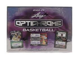 Cartas colecionáveis Leaf Optichrome Basketball Hobby Box 2022-23