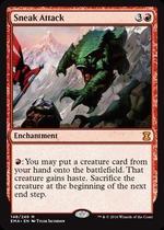 Cartas colecionáveis Magic The Gathering Sneak Attack Eternal Masters