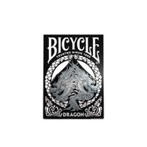 Cartas de Baralho Bicycle Black Dragon - Edição Premium com Foil Prateado