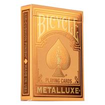 Cartas de Baralho Bicycle Metalluxe Orange - Tamanho Poker