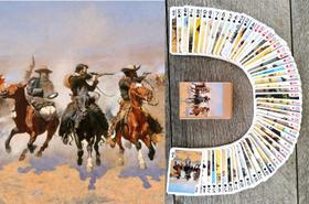 Cartas de baralho: FLONZGIFT Wild WEST Poker Deck 54 cartas Cartas de baralho: FLONZGIFT Wild WEST Poker Deck 54 cartas