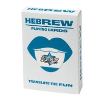 Cartas de baralho Lingo Hebrew Travel Flashcards 52 traduções Cartas de baralho Lingo Hebrew Travel Flashcards 52 traduções