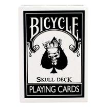 Cartas de baralho Magic Makers Bicycle Skull Deck com 4 cartas de bônus