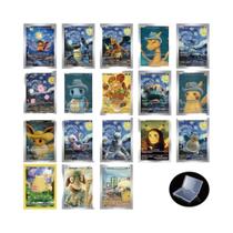 Cartas De Comércio Pokémon Para Crianças Mewtwo Pikachu Conjunto De 18 Peças Com Caixa De Presente