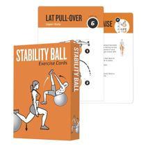 Cartas de Entrenamiento ELAORY con Pelota de Estabilidad 62 Ejercicios para Mujeres y Hombres Cartas de Entrenamiento ELAORY con Pelota de Estabilidad 62 Ejercicios para Mujeres y Hombres