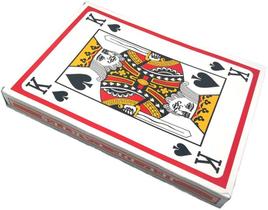 Cartas de jogar Jumbo 5 X 7" Giant Deck Poker