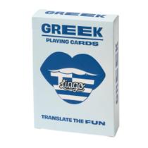 Cartas de jogar Lingo Greek Travel Flashcards 52 traduções Cartas de jogar Lingo Greek Travel Flashcards 52 traduções