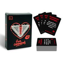 Cartas de jogo para casais Fun Commands Romantic Dares Deck Cartas de jogo para casais Fun Commands Romantic Dares Deck