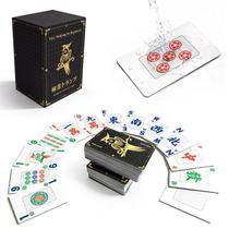 Cartas de Mahjong JIHUIJOY Impermeáveis, Antiderrapantes e com Letra Grande