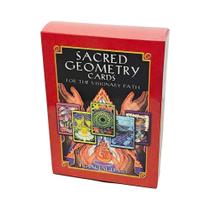 Cartas De Oráculo De Geometria Sagrada 64 Peças 104x73cm Caminho Visionário Matemática Ciência