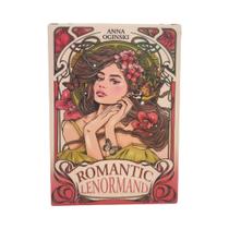 Cartas De Oráculo Lenormand Florais Românticas 37 Peças 10.2x7.2cm Jogo De Tabuleiro Art Nouveau Em