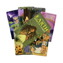 Cartas De Tarô 78 Cartas Mulher Da Terra Visões Em Inglês Divinação Jogo De Tabuleiro