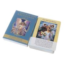 Cartas De Tarô Angels of Abundance 44PCS Oracle Deck PDF Guia Entretenimento Jogo De Tabuleiro