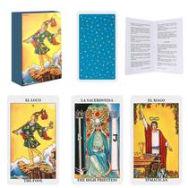 Cartas de tarô CINROPE bilíngües em espanhol/inglês com guia