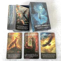 Cartas De Tarô De Animais Espirituais, Baralho Oracle 12x7cm, Mensagem Animal, Brinquedos De